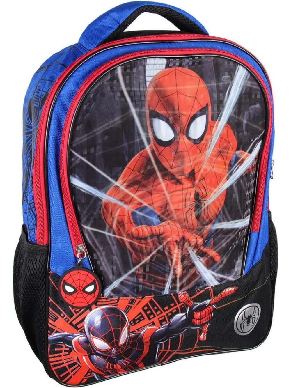 Light-Up Web Slinger Backpack for Kids | Spiderman & Miles Morales 16" Book Bag